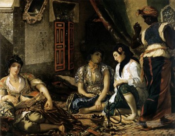  romantische Malerei - Die Frauen von Algier romantische Eugene Delacroix